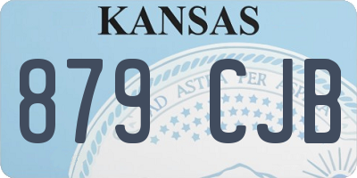 KS license plate 879CJB