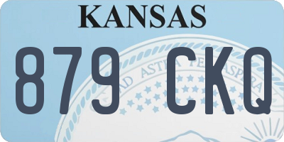 KS license plate 879CKQ