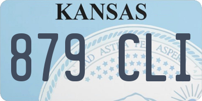 KS license plate 879CLI