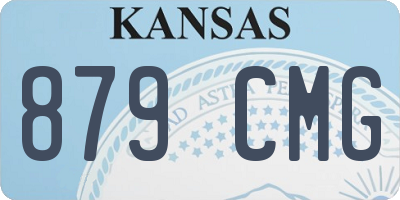 KS license plate 879CMG