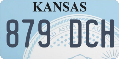 KS license plate 879DCH