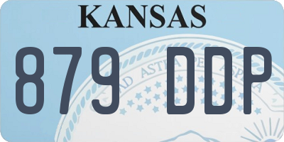 KS license plate 879DDP