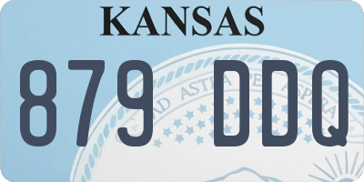 KS license plate 879DDQ
