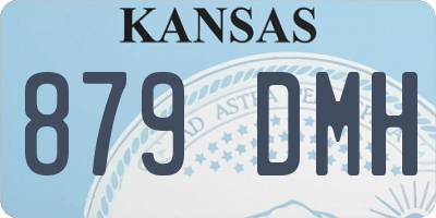 KS license plate 879DMH