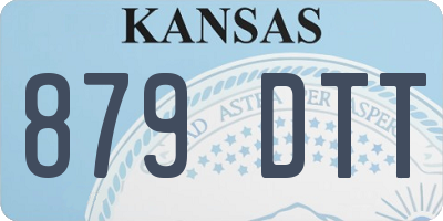 KS license plate 879DTT