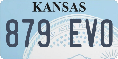 KS license plate 879EVO