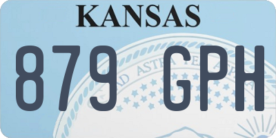 KS license plate 879GPH