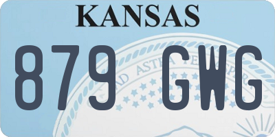 KS license plate 879GWG