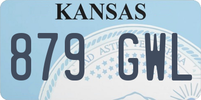 KS license plate 879GWL