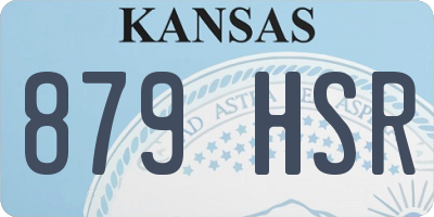 KS license plate 879HSR