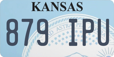 KS license plate 879IPU