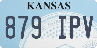 KS license plate 879IPV