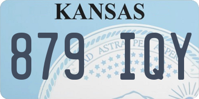 KS license plate 879IQY