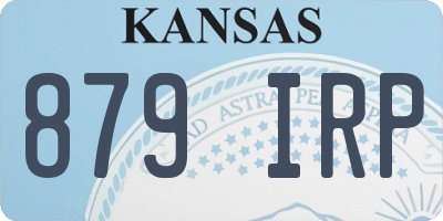 KS license plate 879IRP