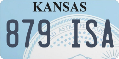 KS license plate 879ISA
