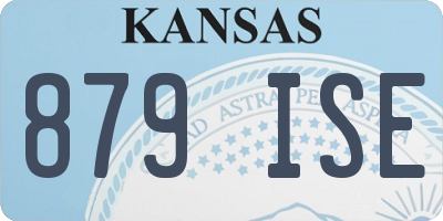 KS license plate 879ISE