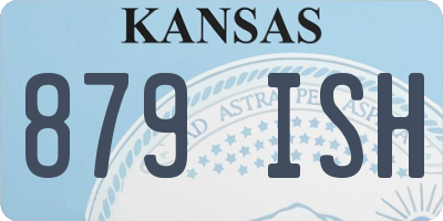 KS license plate 879ISH