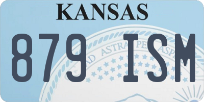KS license plate 879ISM