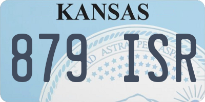 KS license plate 879ISR