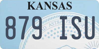KS license plate 879ISU
