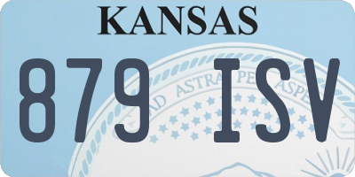 KS license plate 879ISV