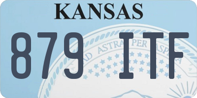 KS license plate 879ITF