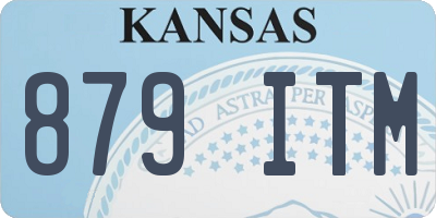 KS license plate 879ITM