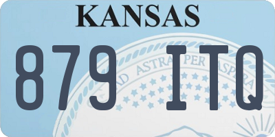 KS license plate 879ITQ
