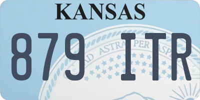 KS license plate 879ITR