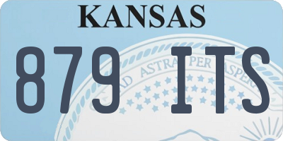 KS license plate 879ITS