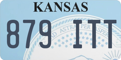 KS license plate 879ITT