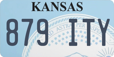 KS license plate 879ITY