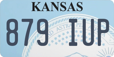 KS license plate 879IUP