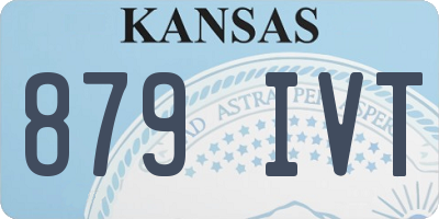 KS license plate 879IVT