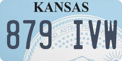 KS license plate 879IVW