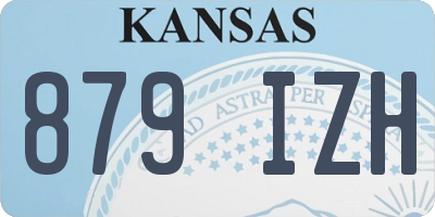 KS license plate 879IZH