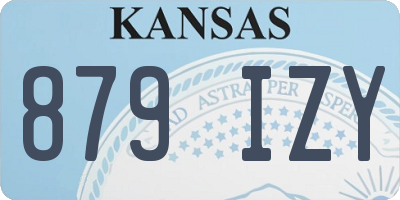 KS license plate 879IZY