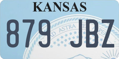 KS license plate 879JBZ
