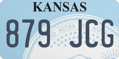 KS license plate 879JCG