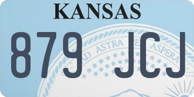 KS license plate 879JCJ
