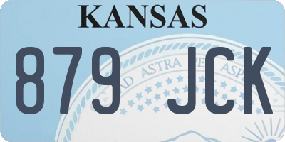 KS license plate 879JCK