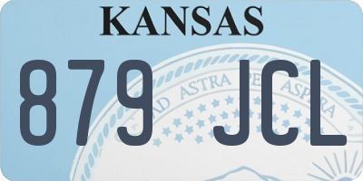KS license plate 879JCL