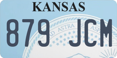 KS license plate 879JCM