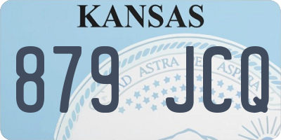 KS license plate 879JCQ