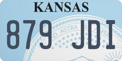 KS license plate 879JDI