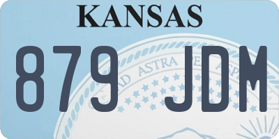 KS license plate 879JDM