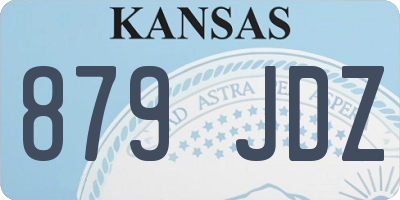 KS license plate 879JDZ