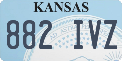 KS license plate 882IVZ