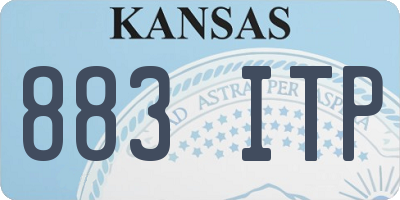 KS license plate 883ITP