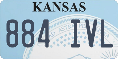 KS license plate 884IVL